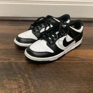 Nike Dunk Low Retro GS 'Panda' 4.5 Black and White Sneakers